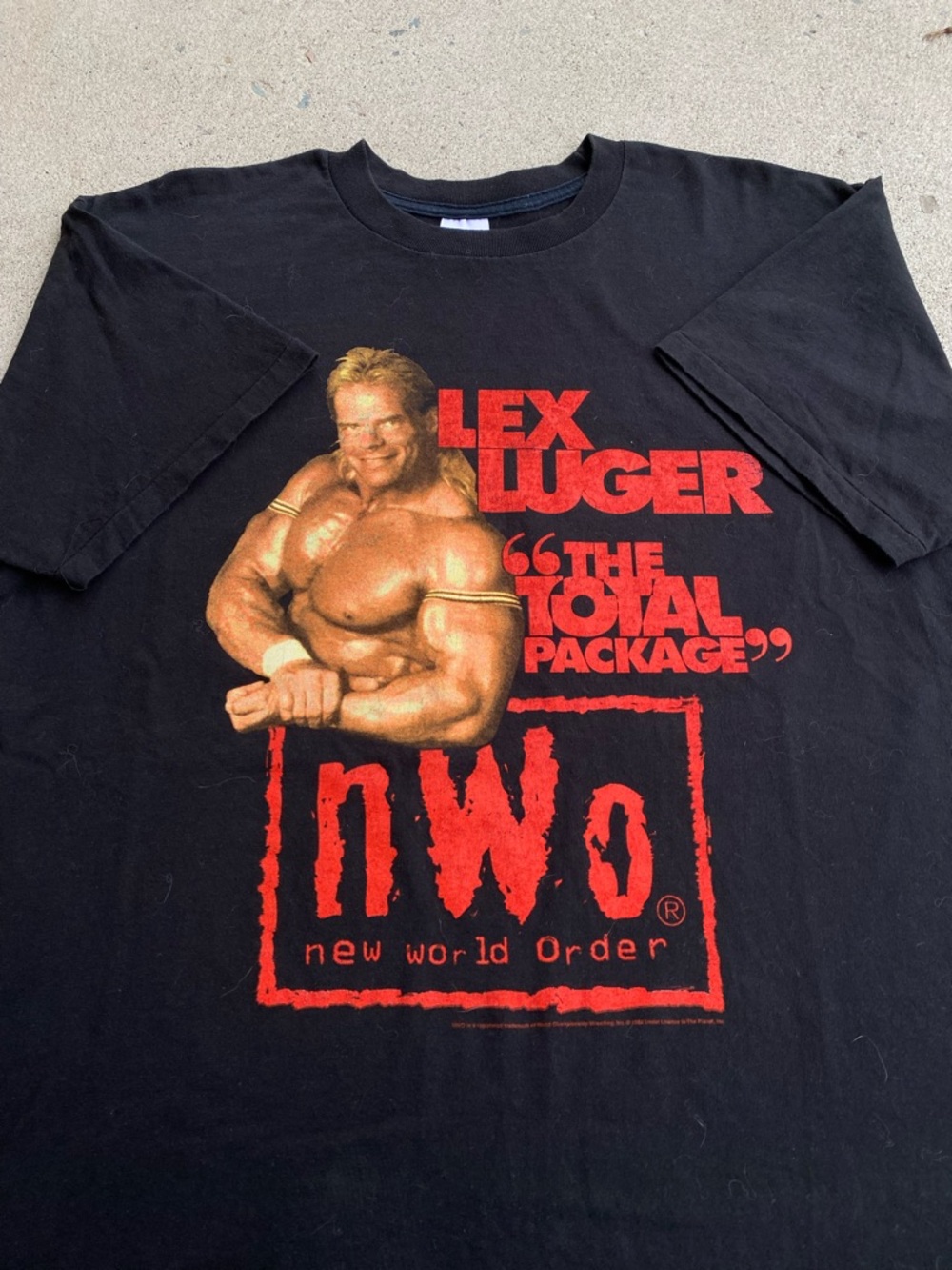 1998 Vintage nWo Alex Luger Wrestling Tee Shirt - Picture 2 of 7
